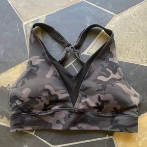 Zyia Forest Camo Adjustable Mesh Bra